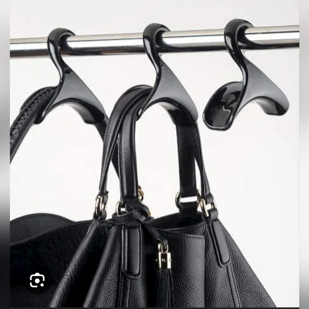 3pk Black Purse/Bag Hangers BNIB